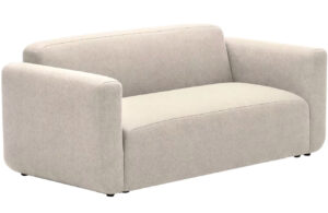 Béžová látková dvoumístná modulární pohovka Kave Home Neom 188 cm
