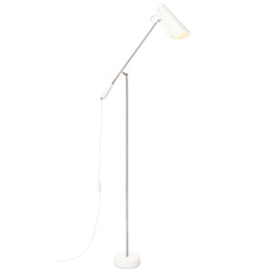 Northern Bílá kovová stojací lampa Birdy 133 cm