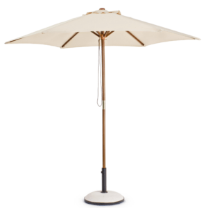 Béžový látkový slunečník Bizzotto Syros 250 cm