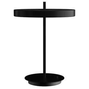 Umage Černá kovová stolní LED lampa Asteria