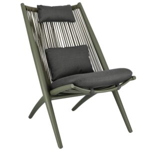 Zelené zahradní křeslo Bizzotto Aloha