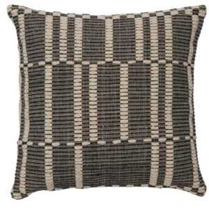 Kave Home Černý bavlněný povlak na polštář Kavri 50 x 50 cm