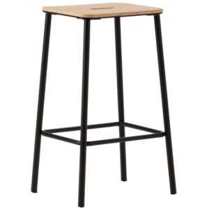 Marckeric Dřevěná barová židle Abba 65 cm