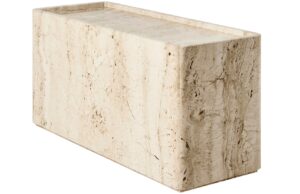 GUBI Kamenný odkládací stolek Pietra 80 x 30 cm