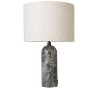 GUBI Mramorová stolní lampa Gravity 49 cm