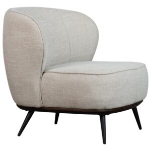 Šedohnědé čalouněné křeslo Quax Zen