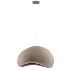 Nova Luce Hnědé závěsné světlo Aere 48 x 60 cm