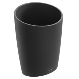 Cosmic Černý plastový stojan na zubní kartáčky Saku